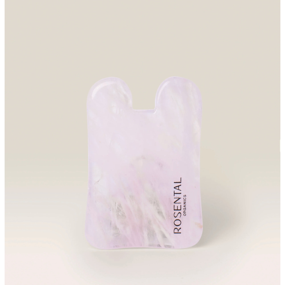 Rosental Organics Rose Quartz Gua Sha Natural Lifting Tool